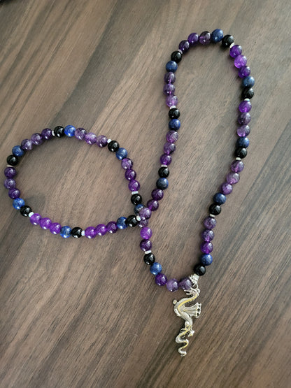 Final glamour view of sterling silver dragon pendant showcasing complete mystical design inspired by fairy tales, folklore, and dragon legends.